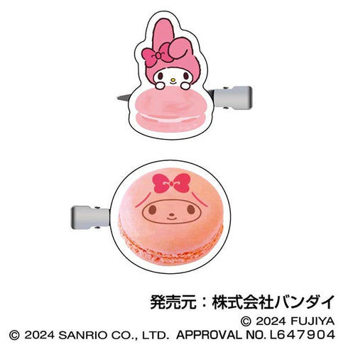『サンリオキャラクターズ』マカロン ヘアクリップ 02 マイメロディ